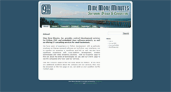 Desktop Screenshot of ninemoreminutes.com